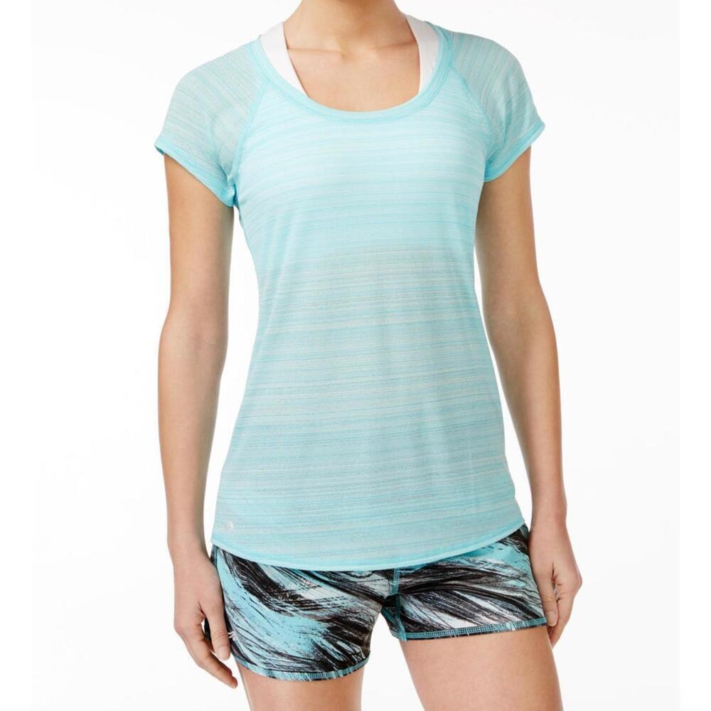 Ideology Womens Lightweight Striped T-Shirt Size XS